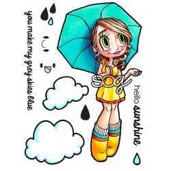 Some Odd Girl Umbrella Gwen stamp set
